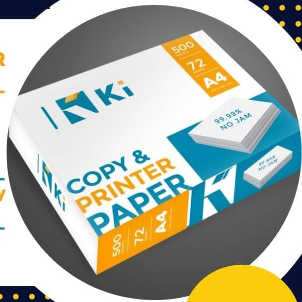 Ki A4 Paper 72gsm Ream (500sheets)